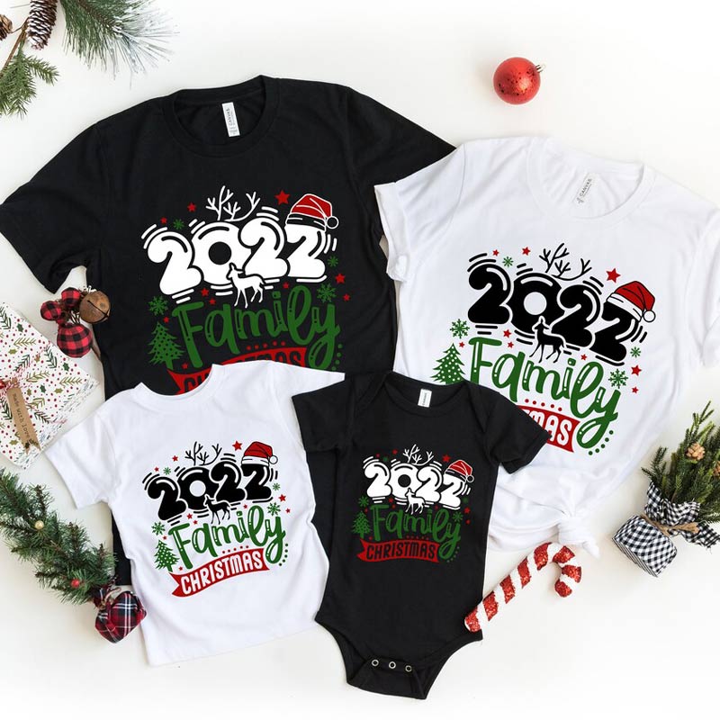 2022 Family Christmas Shirts Christmas Gifts
