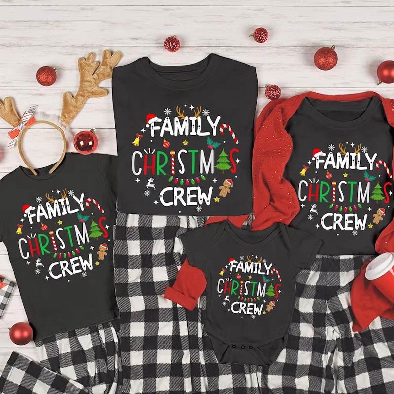 Christmas Crew Family Vacation Shirts