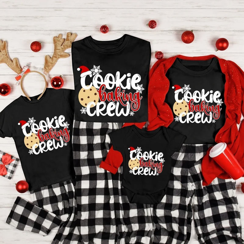 Cookie Baking Crew Shirt Family Matching Outfits