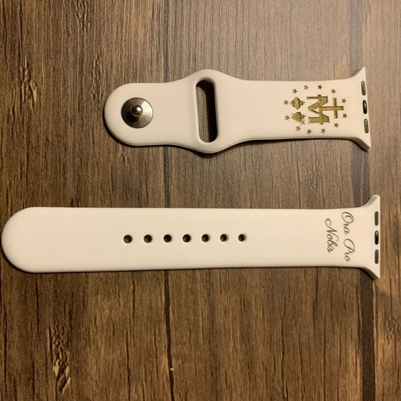Mary Miraculous Medal Apple Watch Band