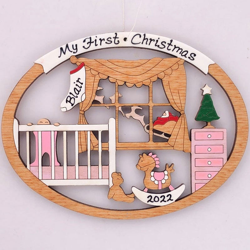 Personalized Baby's 1st Christmas Ornament