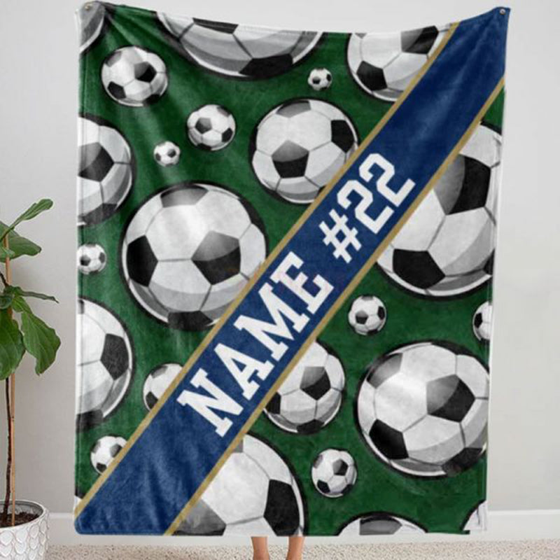Personalized Multi Sport Ball Blanket