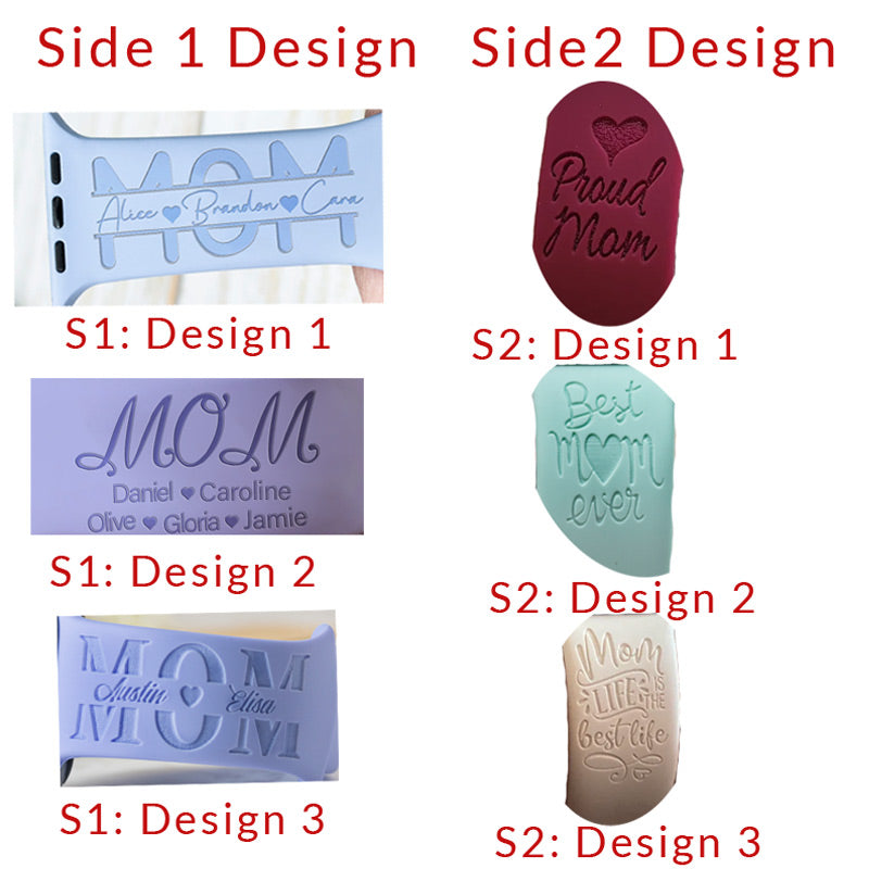 Personalized Silicone Bands Mom Watch Bands-Presale