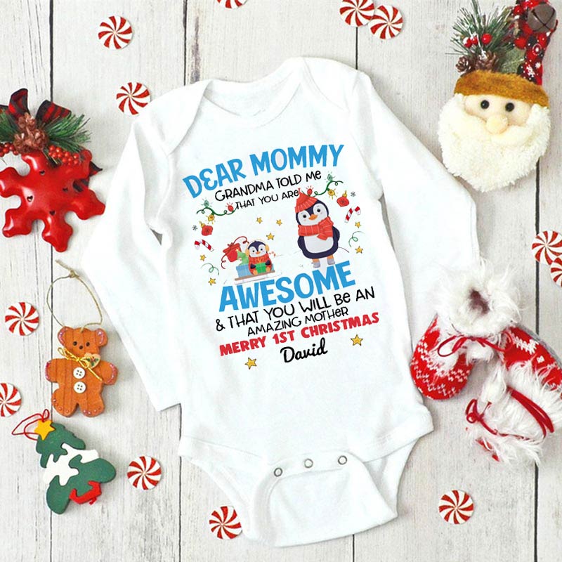 Personalized You Are Doing A Great Job Baby Onesie