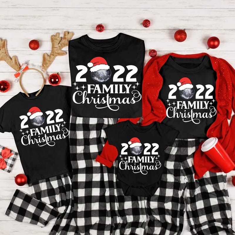 2022 Family Matching Christmas Reunion Shirts