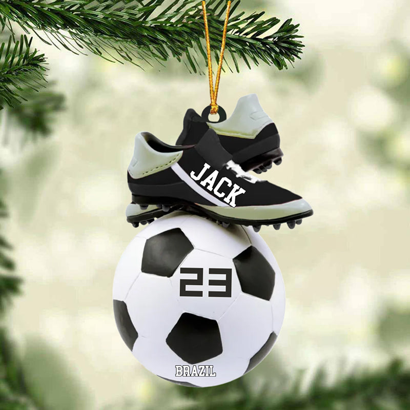 2022 Personalized Christmas Ornament For Soccer Players&Soccer Lovers