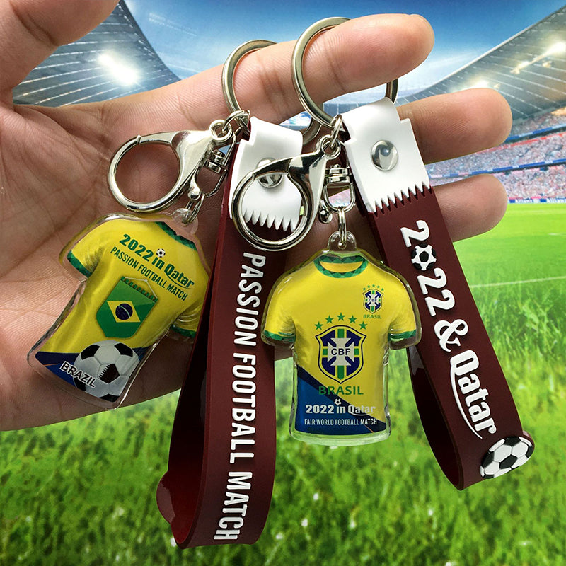 2022 World Cup Qatar Team Fans Keychain
