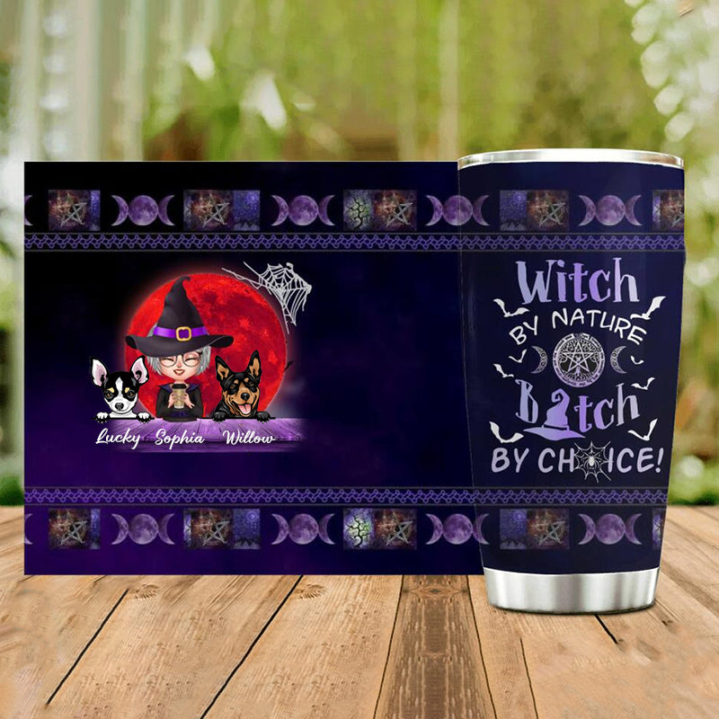 Personalized Halloween Tumbler for Dog Lovers