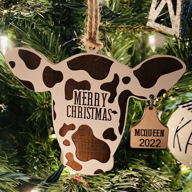 Baby's First Western Ranch Christmas Ornament