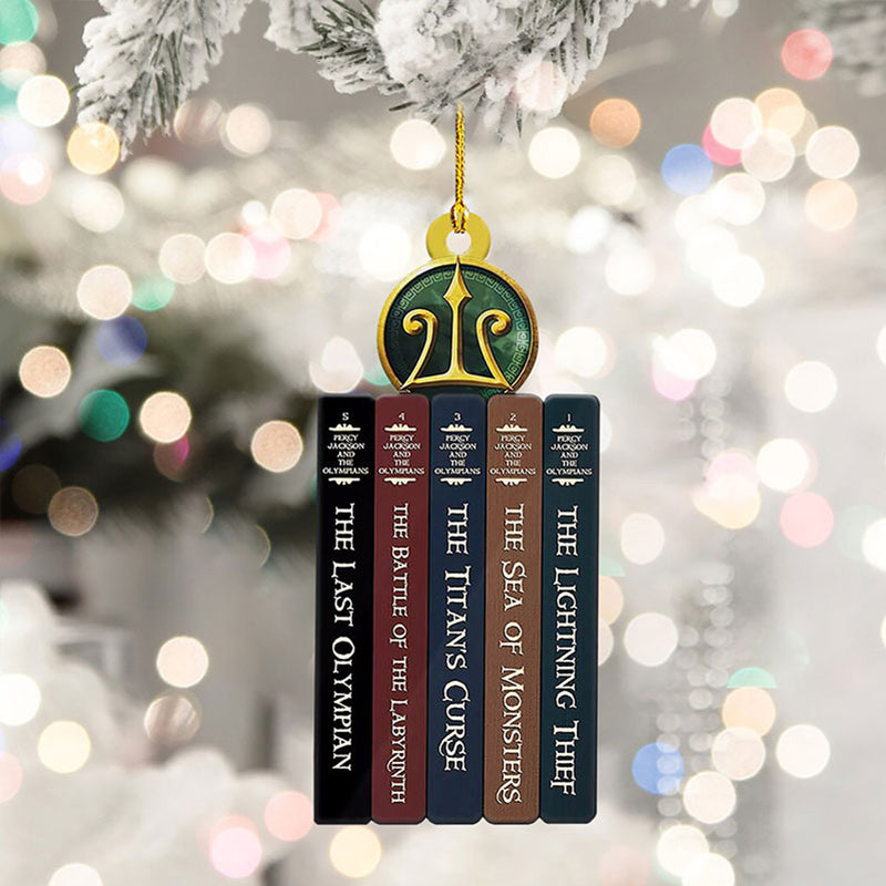 Bookshelf Creative Personalized Christmas Ornament