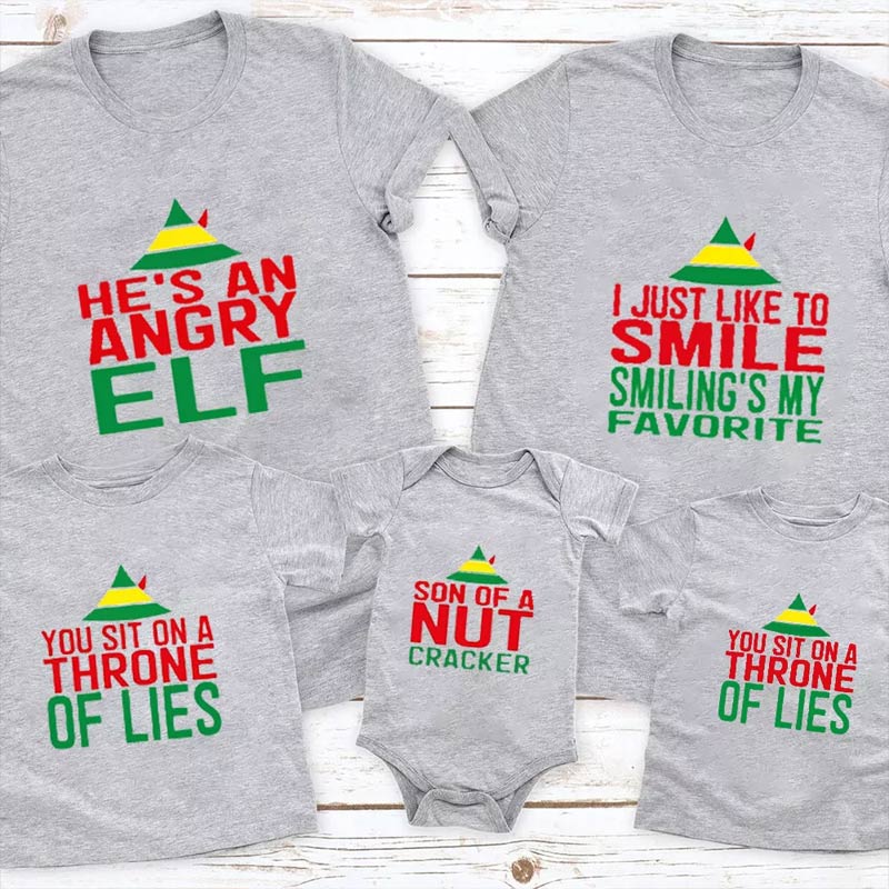 Christmas Elf Family Shirts
