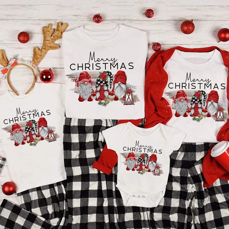 Christmas Gnomes Family Matching Shirt