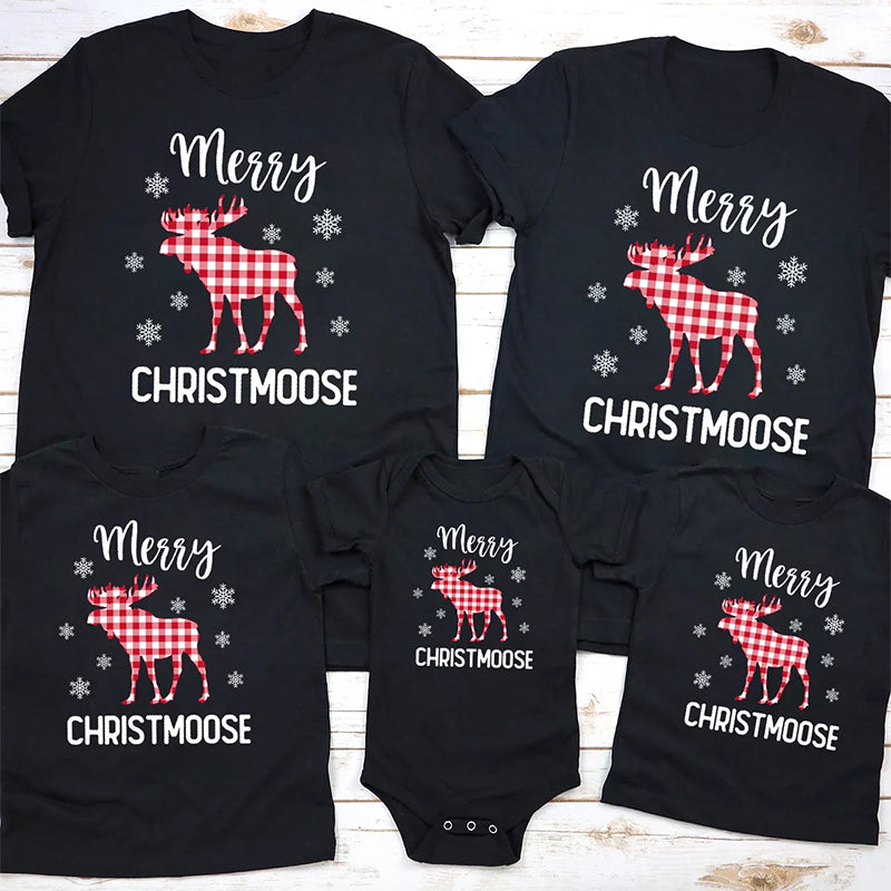 Christmoose Family Christmas Shirts