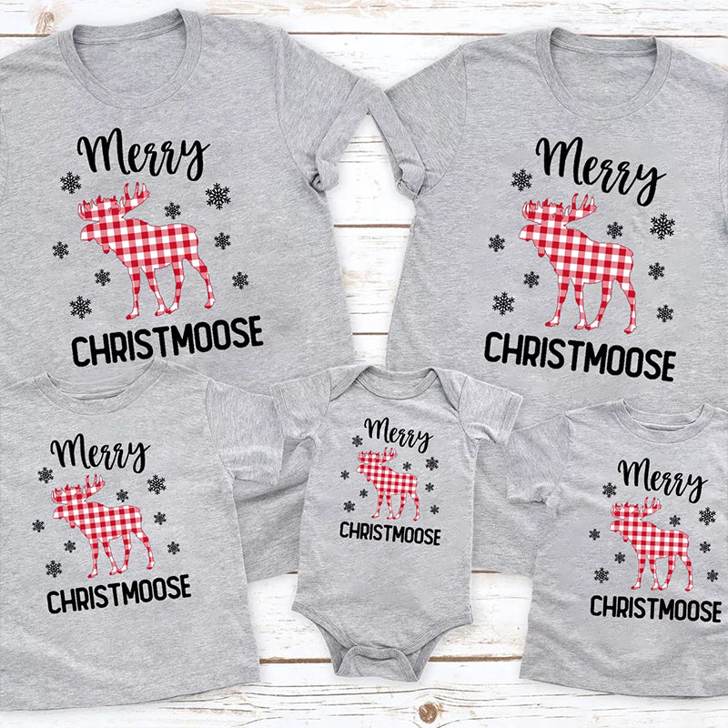 Christmoose Family Christmas Shirts