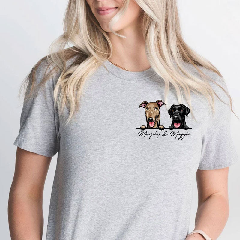 Custom Dog Mom Or Dad Shirt