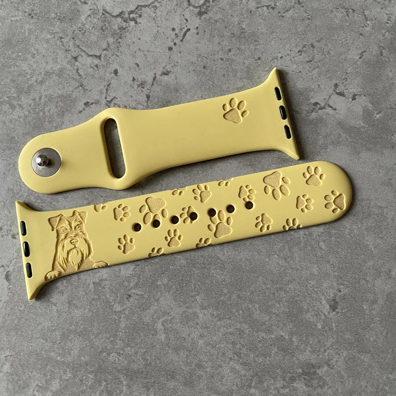 Custom Engraved Pet Dog Breed Watch Band