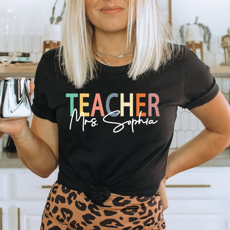 Custom Teacher Shirt Teacher Gift