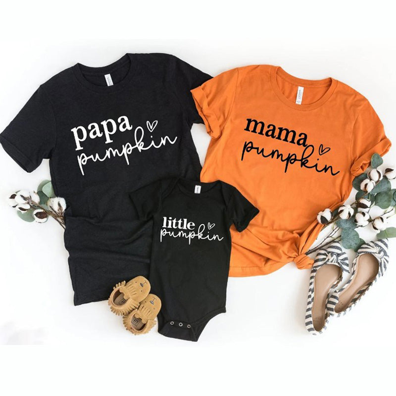 Family Pumpkin Halloween Matching Shirt