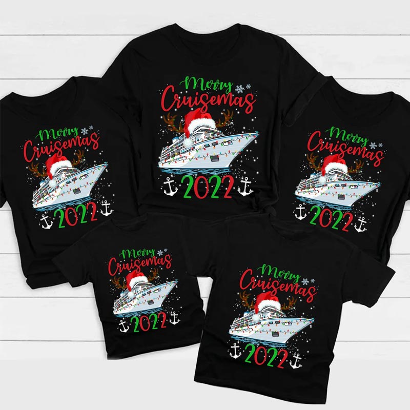 Merry Christmas Cruise Family 2022 Shirts
