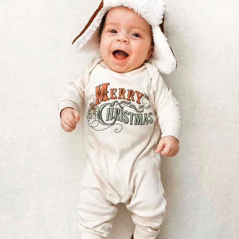Merry Christmas Unisex Baby Bodysuit