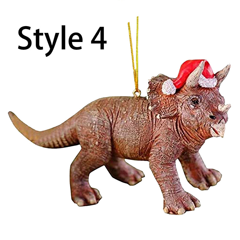 Personalized  Dinosaur Christmas Ornament