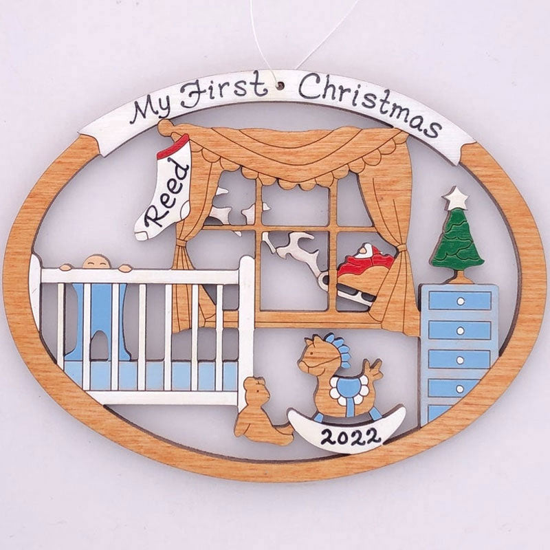 Personalized Baby's 1st Christmas Ornament