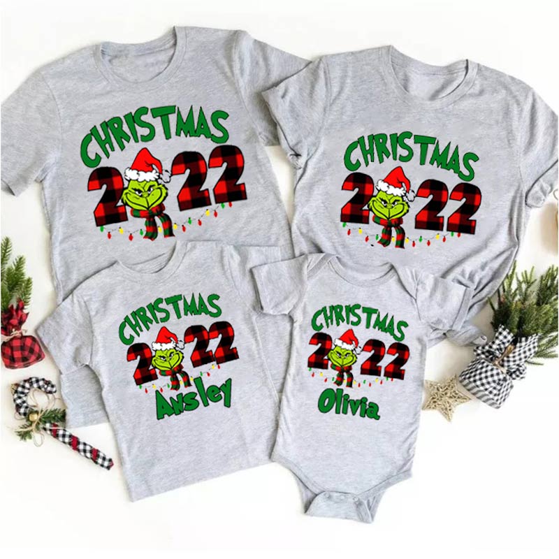 Personalized Christmas Matching Shirts Family Outfit