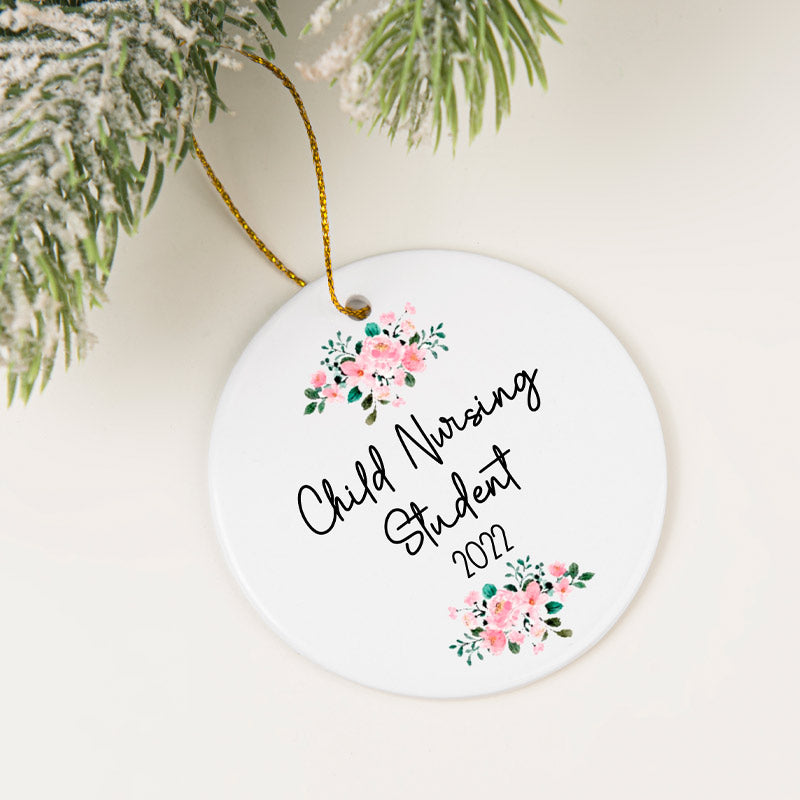 Personalized Christmas Ornament Nurse Gift