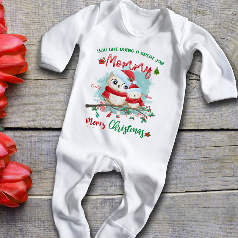 Personalized Gift For Mommy You Are Doing A Great Job Baby Onesie