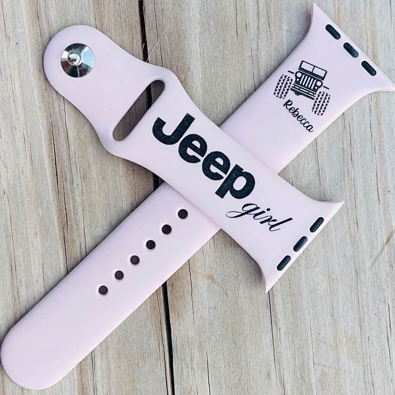 Personalized Jeep Girl Watch Band for Apple
