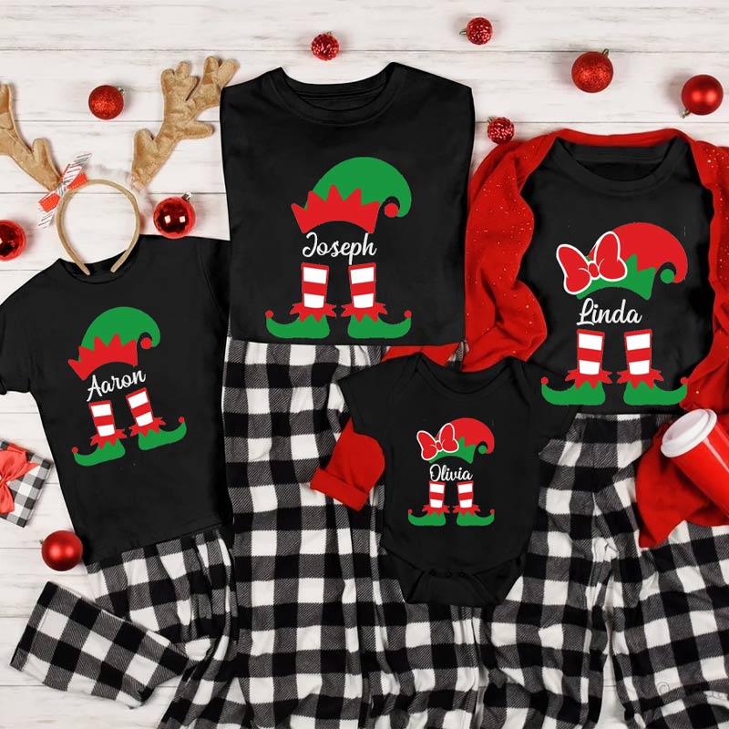 Personalized Most Popular Elf Christmas Family Shirt