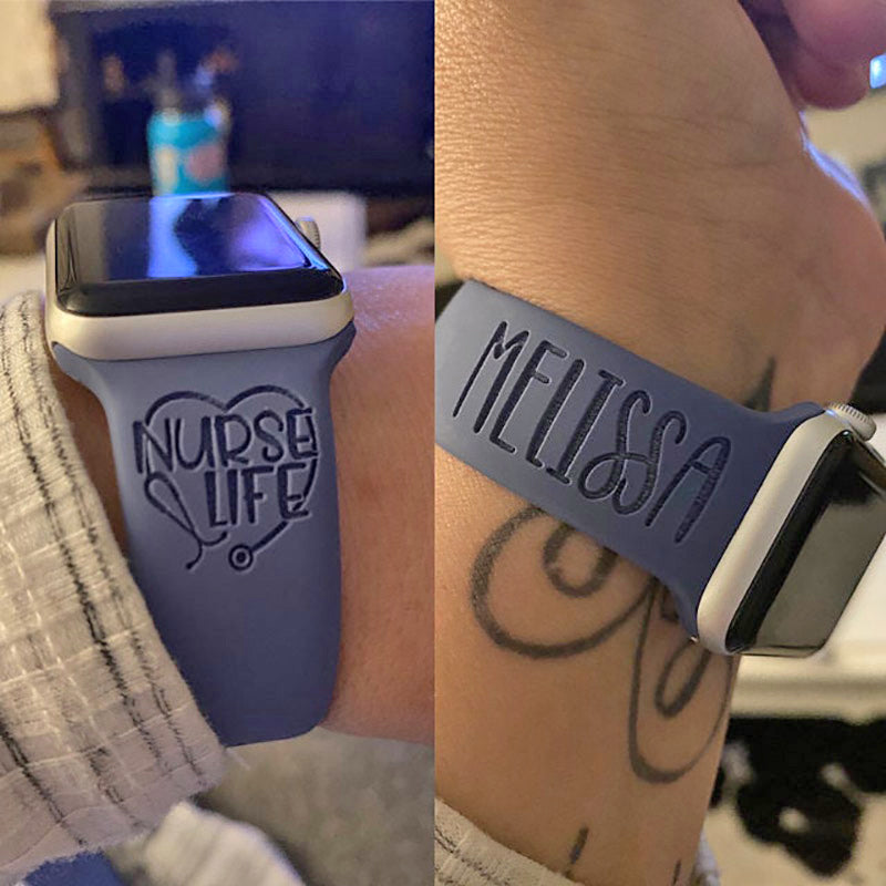 Personalized Nurse Doctor Silicone Bands for Apple-Presale