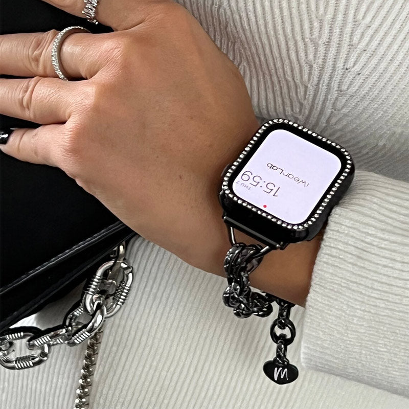 Personalized Stainless Steel Watch Bracelet for Apple