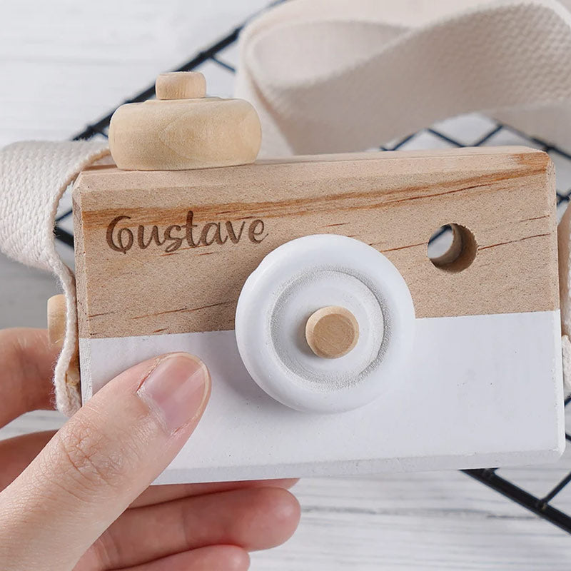 Personalized Wooden Camera Kid's Photo Props
