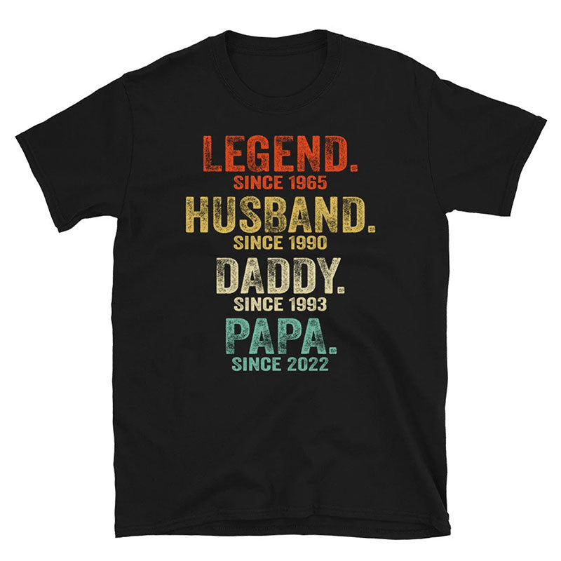 Personalized Legend Husband Dad Grandpa Shirt