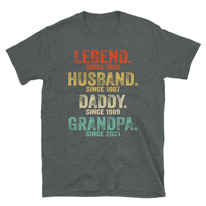 Personalized Legend Husband Dad Grandpa Shirt