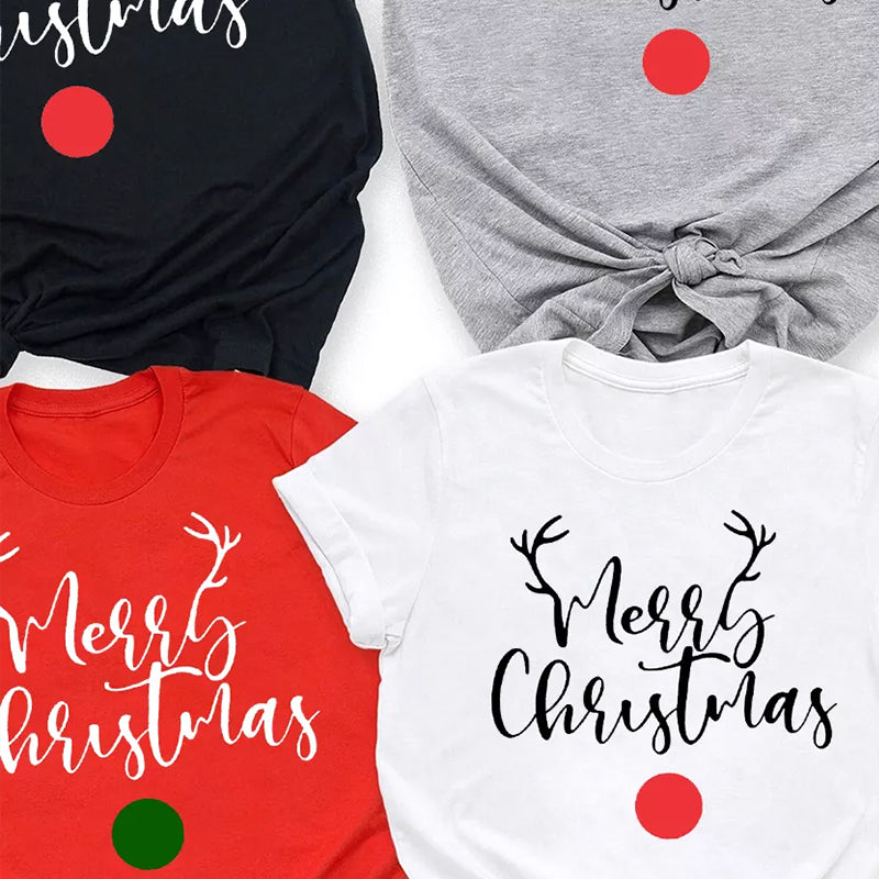 Red Nose Christmas Family Shirts