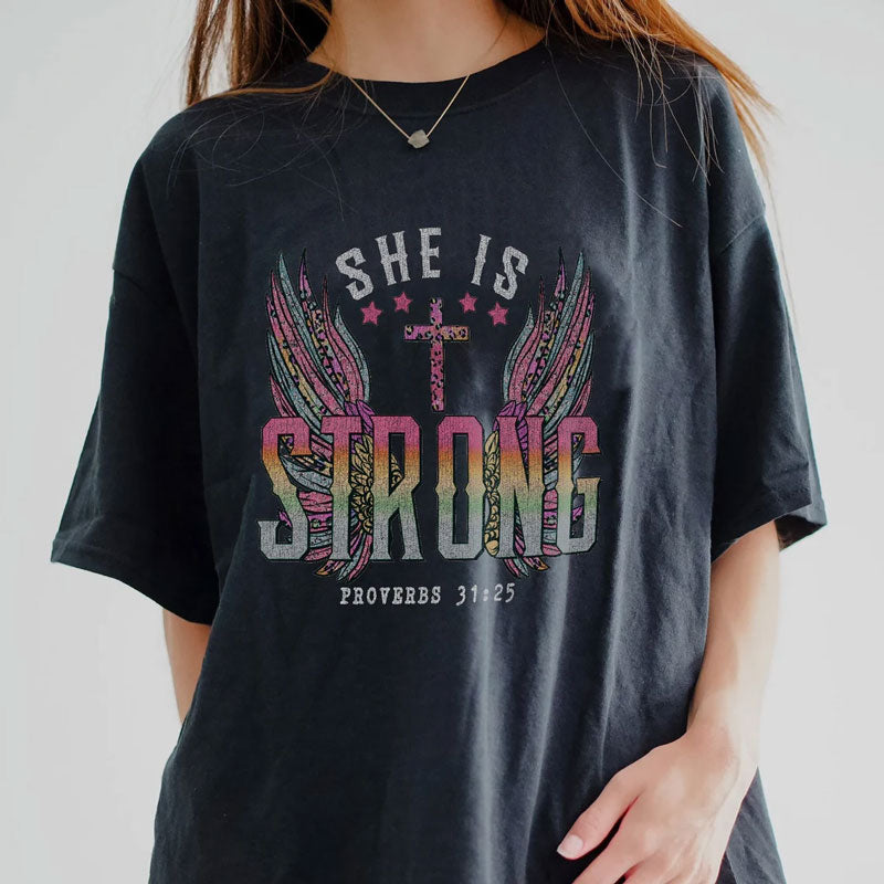 She Is Strong Christian Shirts