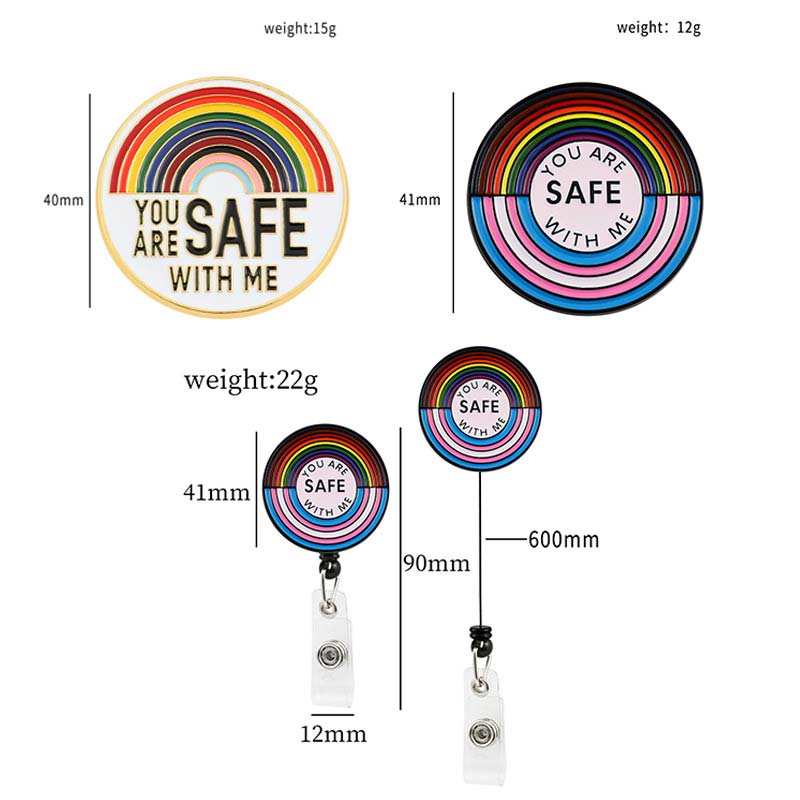 You Are Safe With Me Badge Reel