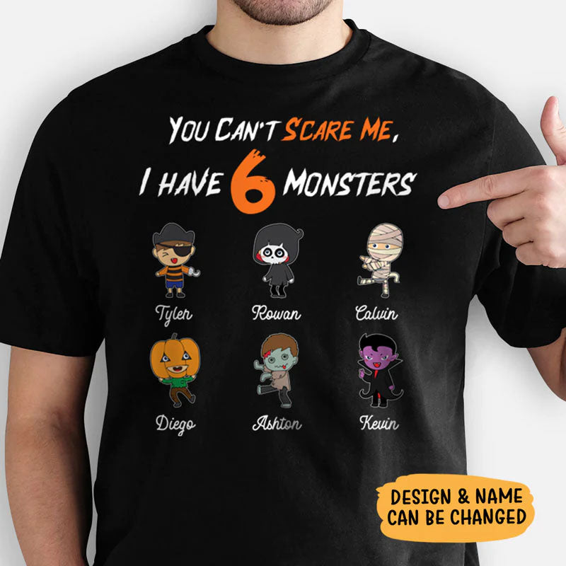 You Can't Scare Me Halloween Shirt